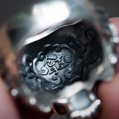 Gunmetal Tiger Ring