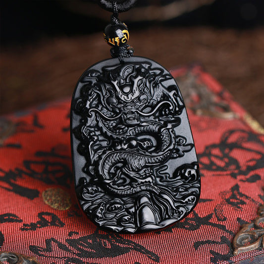 Shenron Black Dragon Pendant