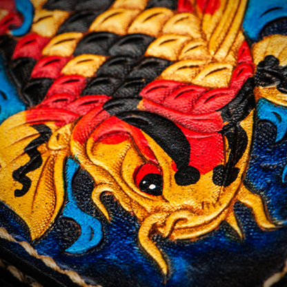 Hundred Ghosts™ Irezumi Japanese Leather Cardholder