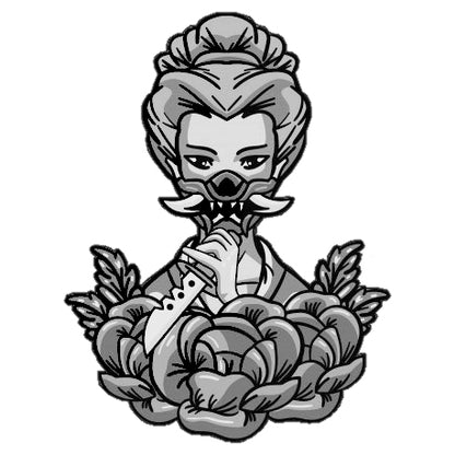 BLAINES Mischievous Geisha White Shirt