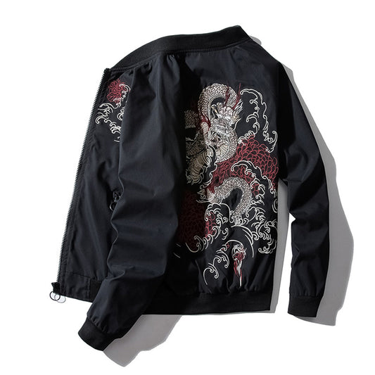 Fire Dragon Bomber Jacket