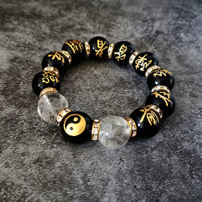 Kuji-in Ninja 9 Hand Seals Kanji Bracelet