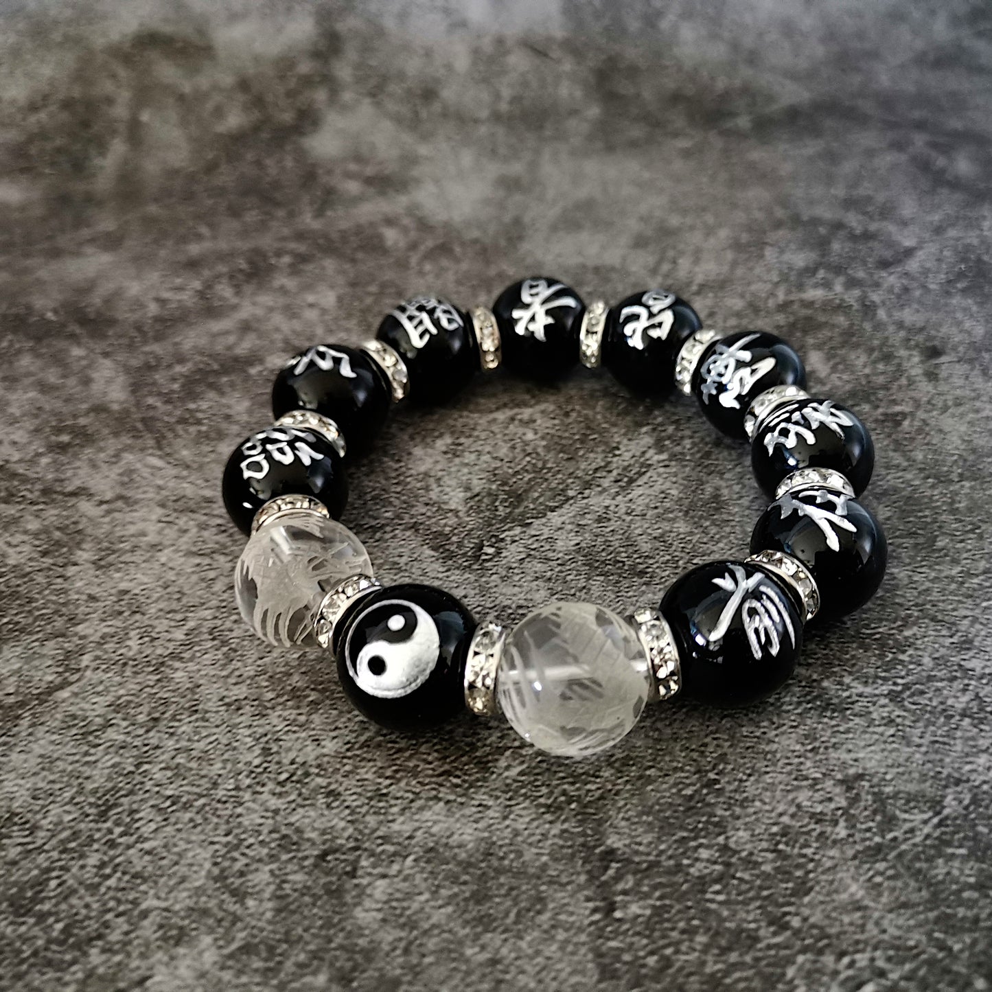 Kuji-in Ninja 9 Hand Seals Kanji Bracelet