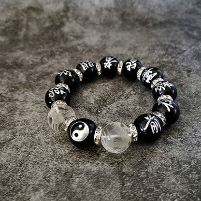 Kuji-in Ninja 9 Hand Seals Kanji Bracelet