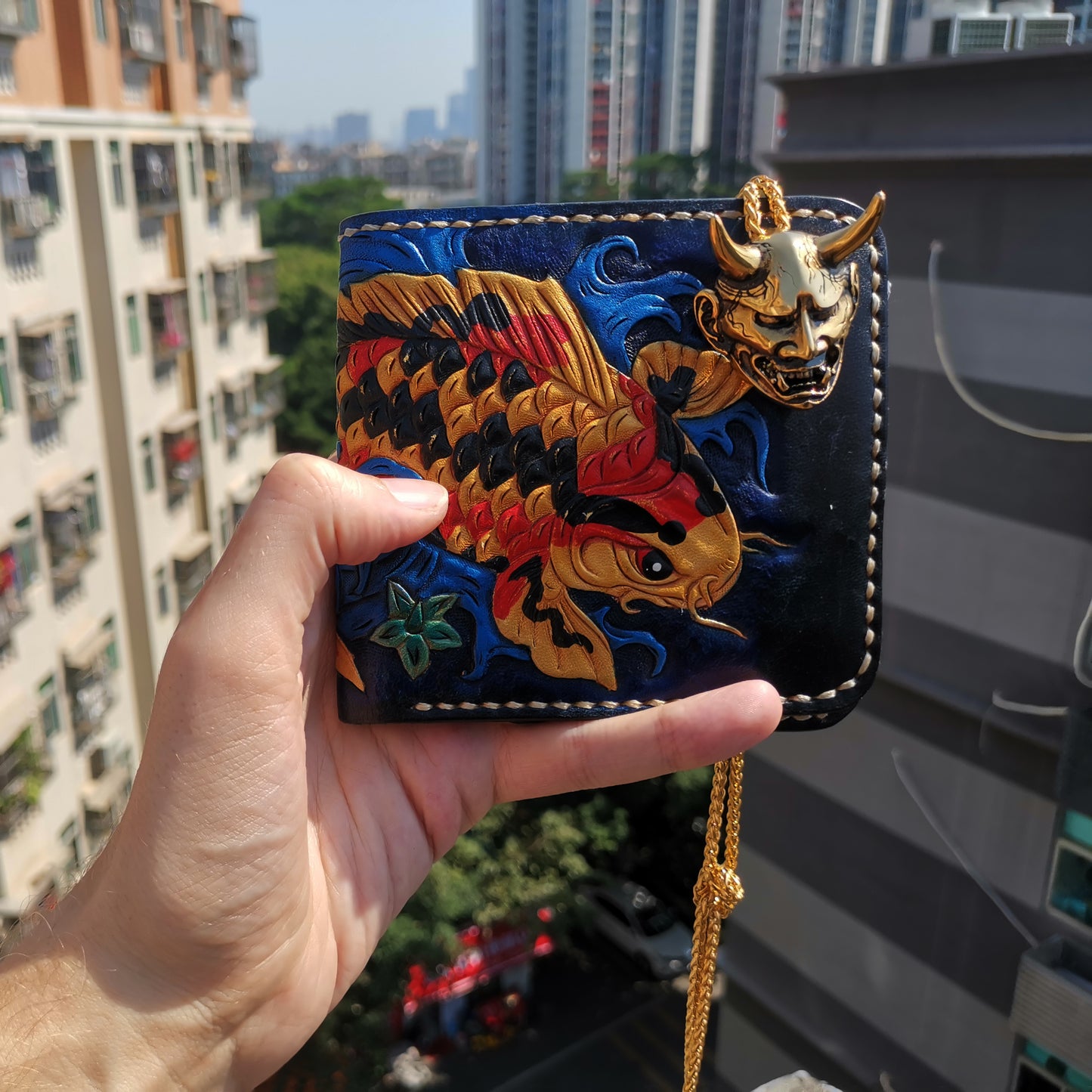 KoiRyu™ Handcrafted Koi Leather Wallet