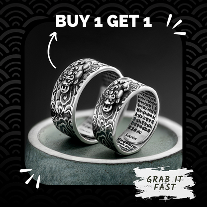 Loyalty Adjustable Silver Rings