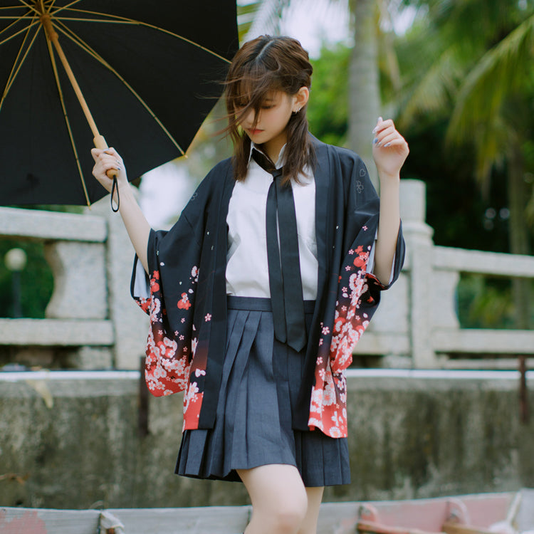 Kitsune Fox Guardian Kimono Shirt