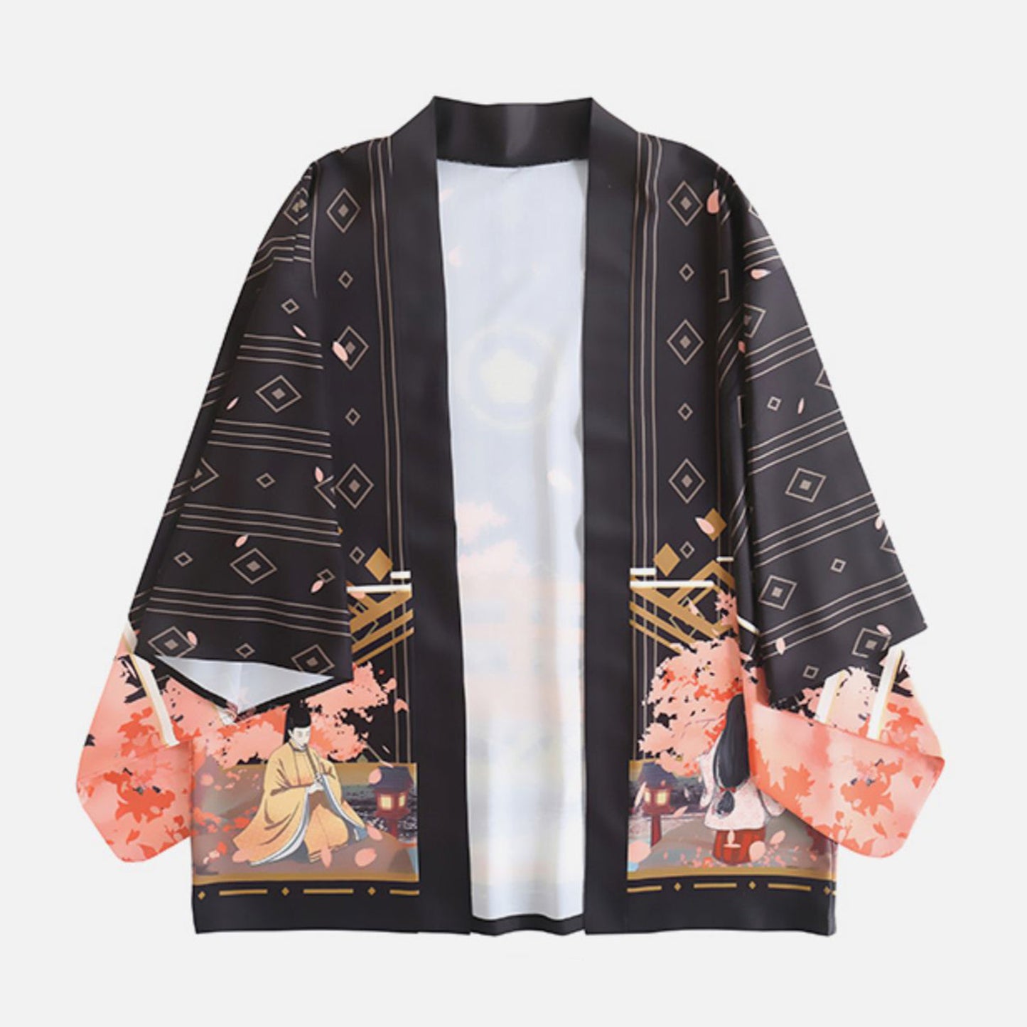 Sakura Dark Kimono Shirt