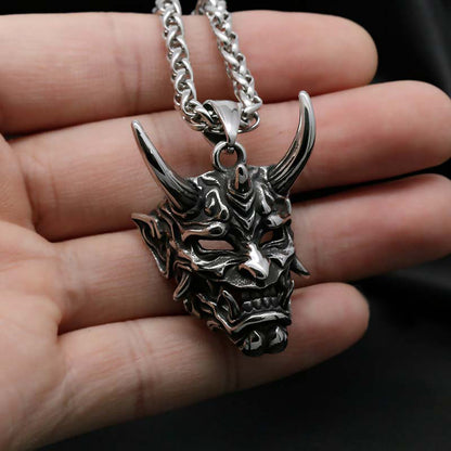 Hannya Revenge Demon Pendant Necklace (50% OFF)