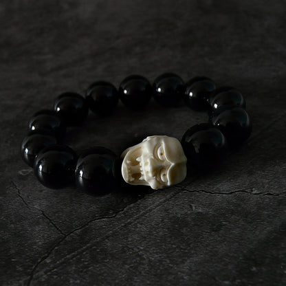 White Hannya Demon Mask Bracelet