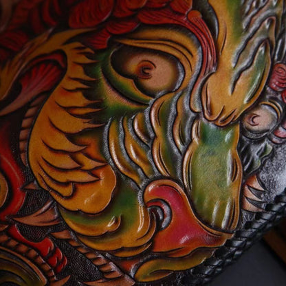 Hundred Ghosts™ Irezumi Japanese Leather Long Wallet 2.0