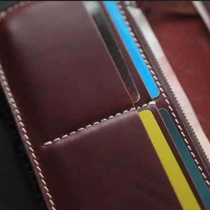 Hundred Ghosts™ Irezumi Japanese Leather Long Wallet 2.0