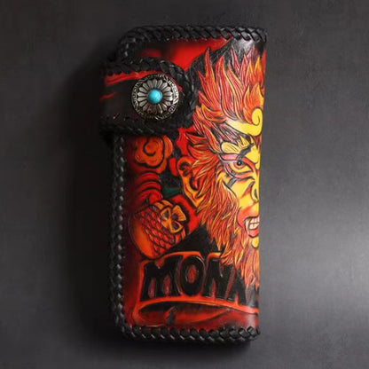 Hundred Ghosts™ Irezumi Japanese Leather Long Wallet 2.0