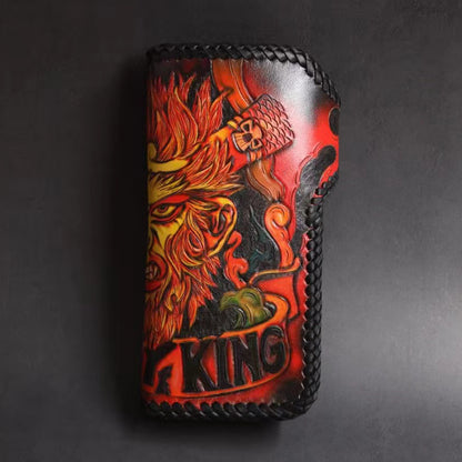 Hundred Ghosts™ Irezumi Japanese Leather Long Wallet 2.0