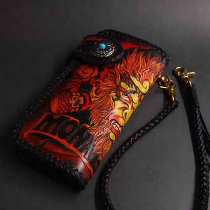 Hundred Ghosts™ Irezumi Japanese Leather Long Wallet 2.0