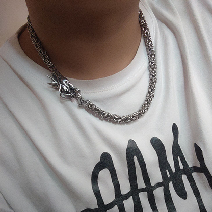 Starving Skeleton™ Ryujin Dragon Chain Necklace