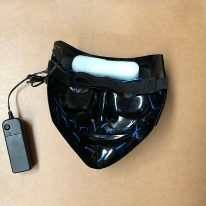 Cyberpunk Neon Purge Mask
