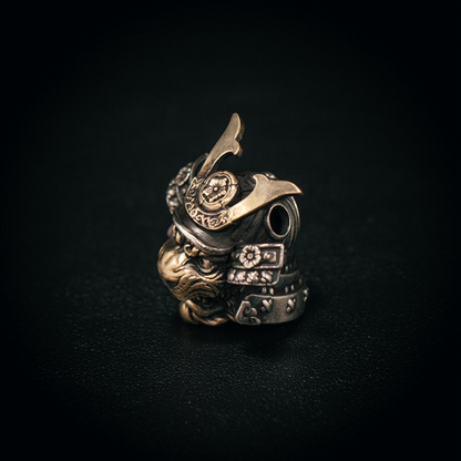 Starving Skeleton™ Samurai Tiger EDC Bead Pendant