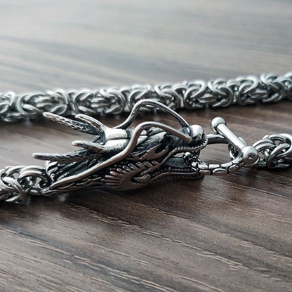 Starving Skeleton™ Ryujin Dragon Chain Necklace