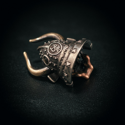 Starving Skeleton™ Samurai Skull Pendant
