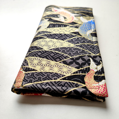ZumiWallet™ Koi Tattoo Canvas Long Wallet