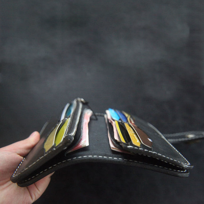 Hundred Ghosts™ Irezumi Japanese Leather Long Wallet 2.0