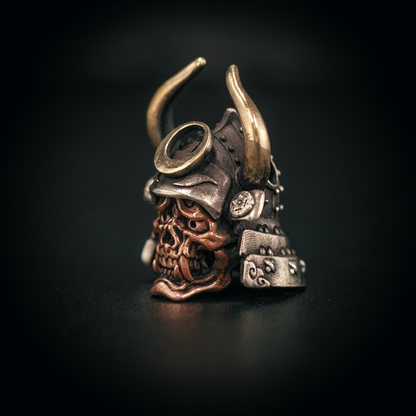 Starving Skeleton™ Samurai Skull Pendant