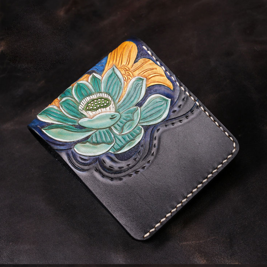 Bi-Fold Wallets - Lotus Leather