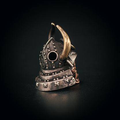 Starving Skeleton™ Samurai Skull Pendant