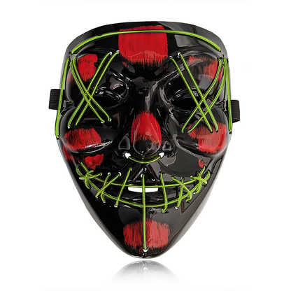 Cyberpunk Neon Purge Mask