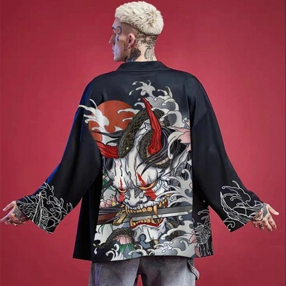 Hannya Mask Kimono Shirt (50% OFF!)