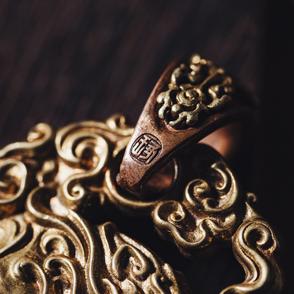 Starving Skeleton™ Roaring Tiger Pendant