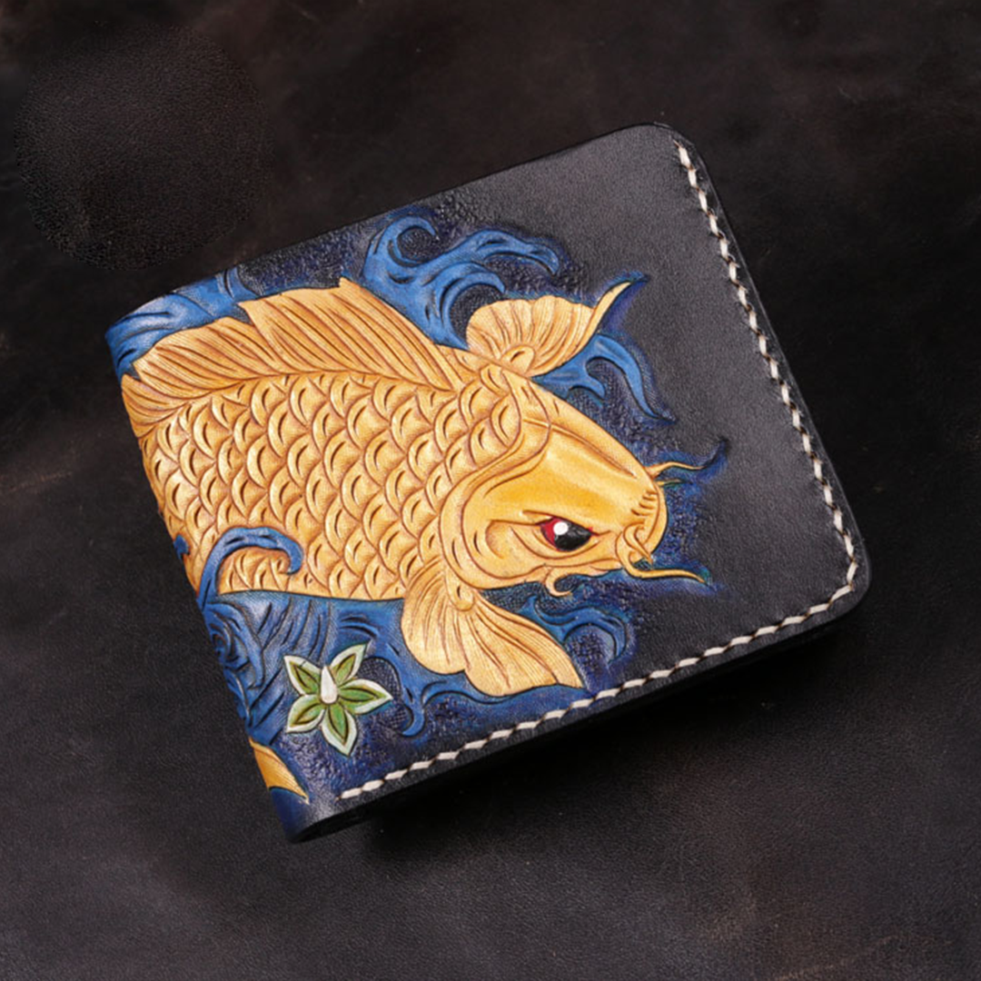 KoiRyu™ Handcrafted Koi Leather Wallet