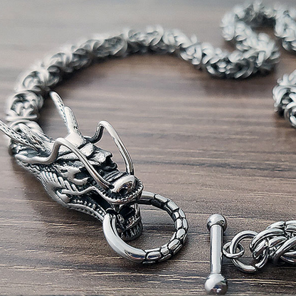 Starving Skeleton™ Ryujin Dragon Chain Necklace