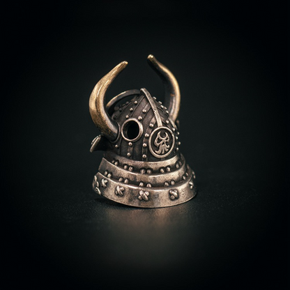 Starving Skeleton™ Samurai Skull Pendant