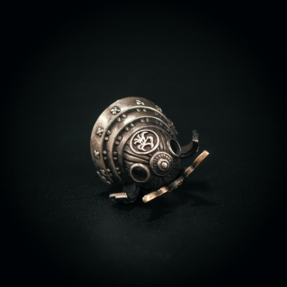 Starving Skeleton™ Samurai Tiger EDC Bead Pendant