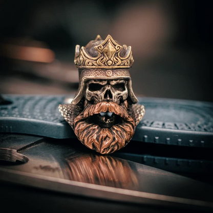 Starving Skeleton™ Warrior King EDC Pendant