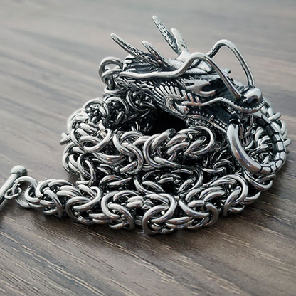Starving Skeleton™ Ryujin Dragon Chain Necklace
