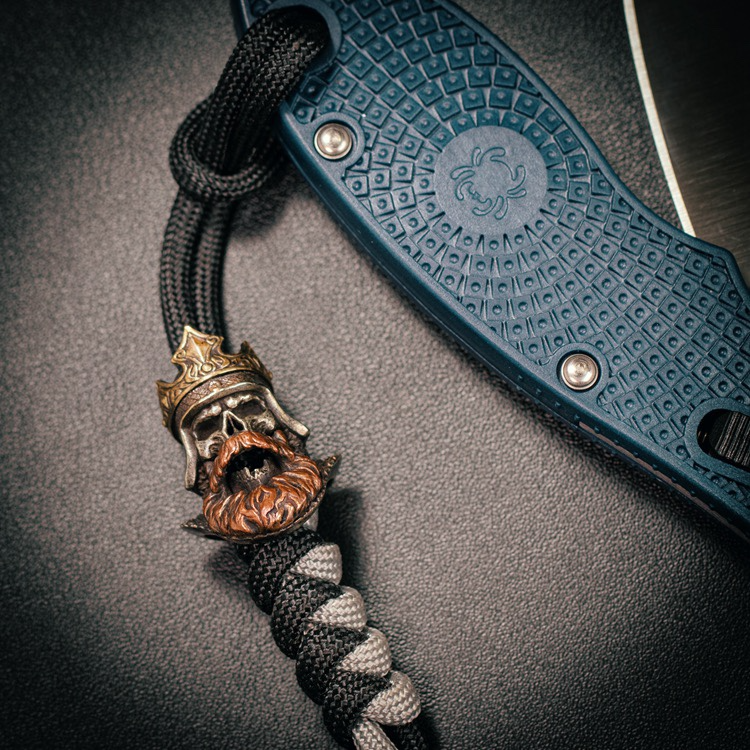 Starving Skeleton™ Warrior King EDC Pendant