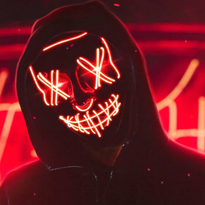 Cyberpunk Neon Purge Mask
