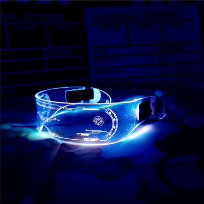 LED Cyberpunk Tactical Visor