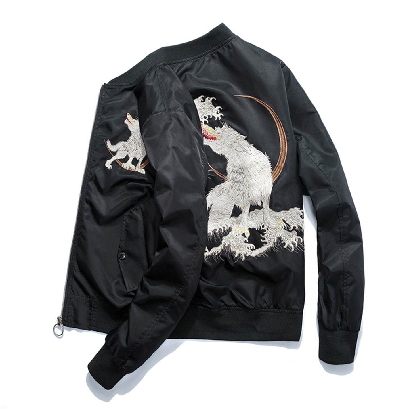 Okami White Wolf Bomber Jacket