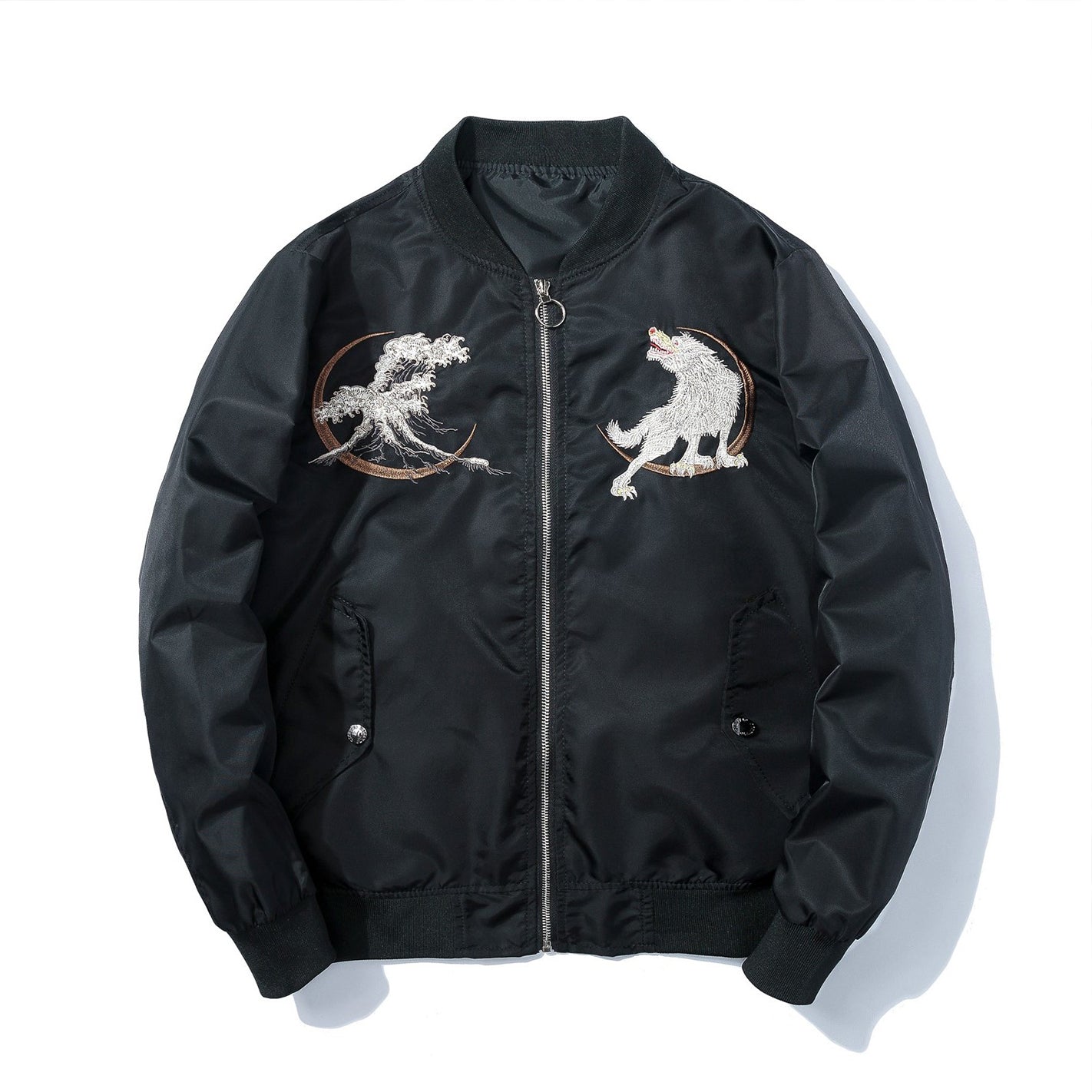 Okami White Wolf Bomber Jacket