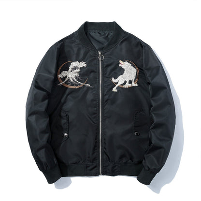 Okami White Wolf Bomber Jacket