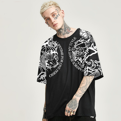 Irezumi Warrior Koi Loose Shirt