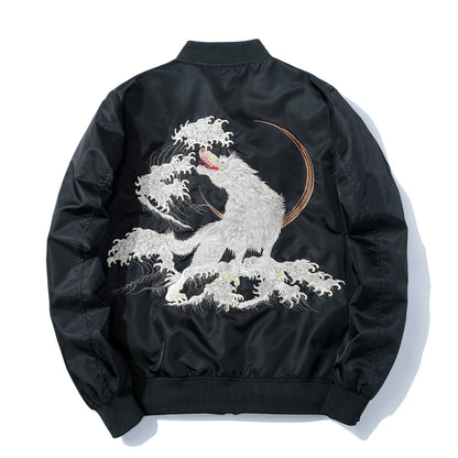Okami White Wolf Bomber Jacket