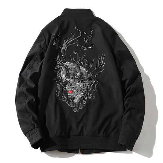 Foo Dog Guardian Bomber Jacket