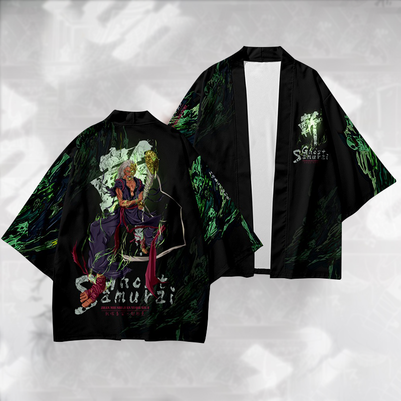 Cursed Kage Samurai Summer Kimono Shirt