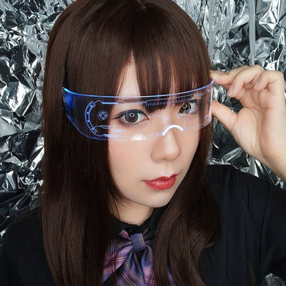 LED Cyberpunk Tactical Visor