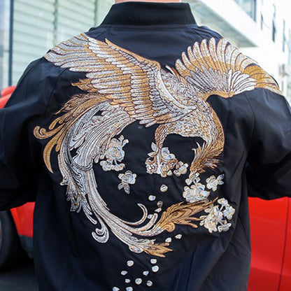 Phoenix Sakura Sukajan Bomber Jacket